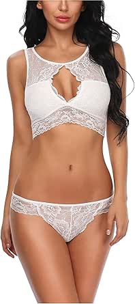 Set Lingerie Donna Sexy - Reggiseno, Slip E Giarrettiera, 6 Pezzi - Foto 10