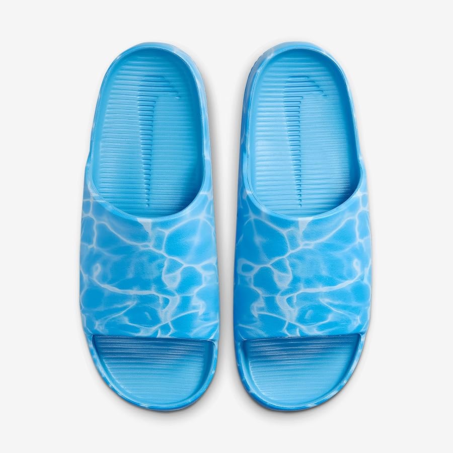 ◆Nike◆ Calm Print Men's Slides HQ1125-201 Nike Calm Slide Print Parachute Beige Anthracite HQ1125-201
