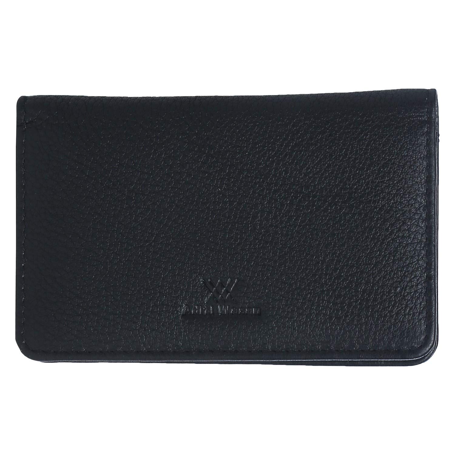 Aditi Wasan Genuine Leather Black Card Holder