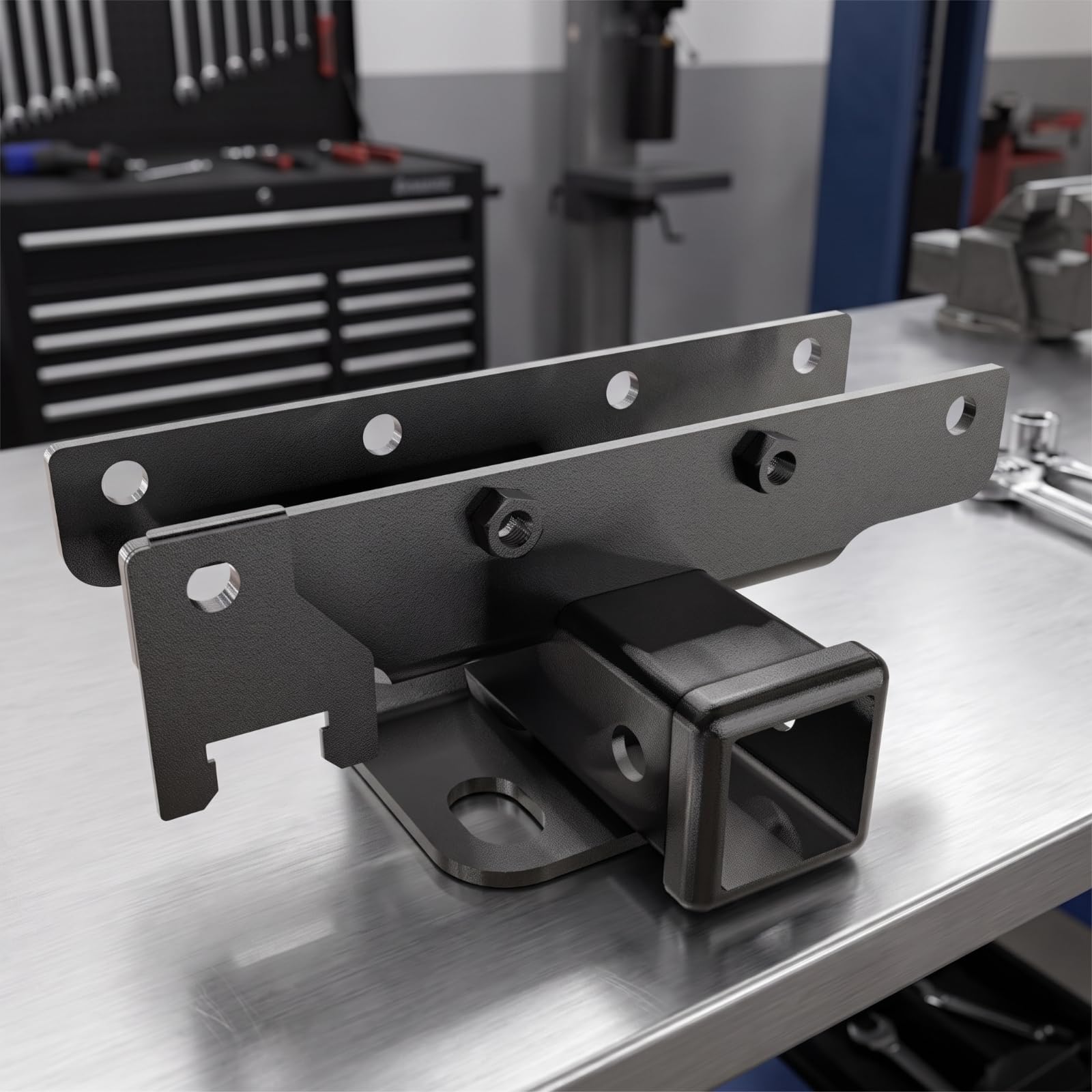 kowaku Receptor Enganche Acero Compacto | Acople Cuadrado, para Talleres, Mecanicos