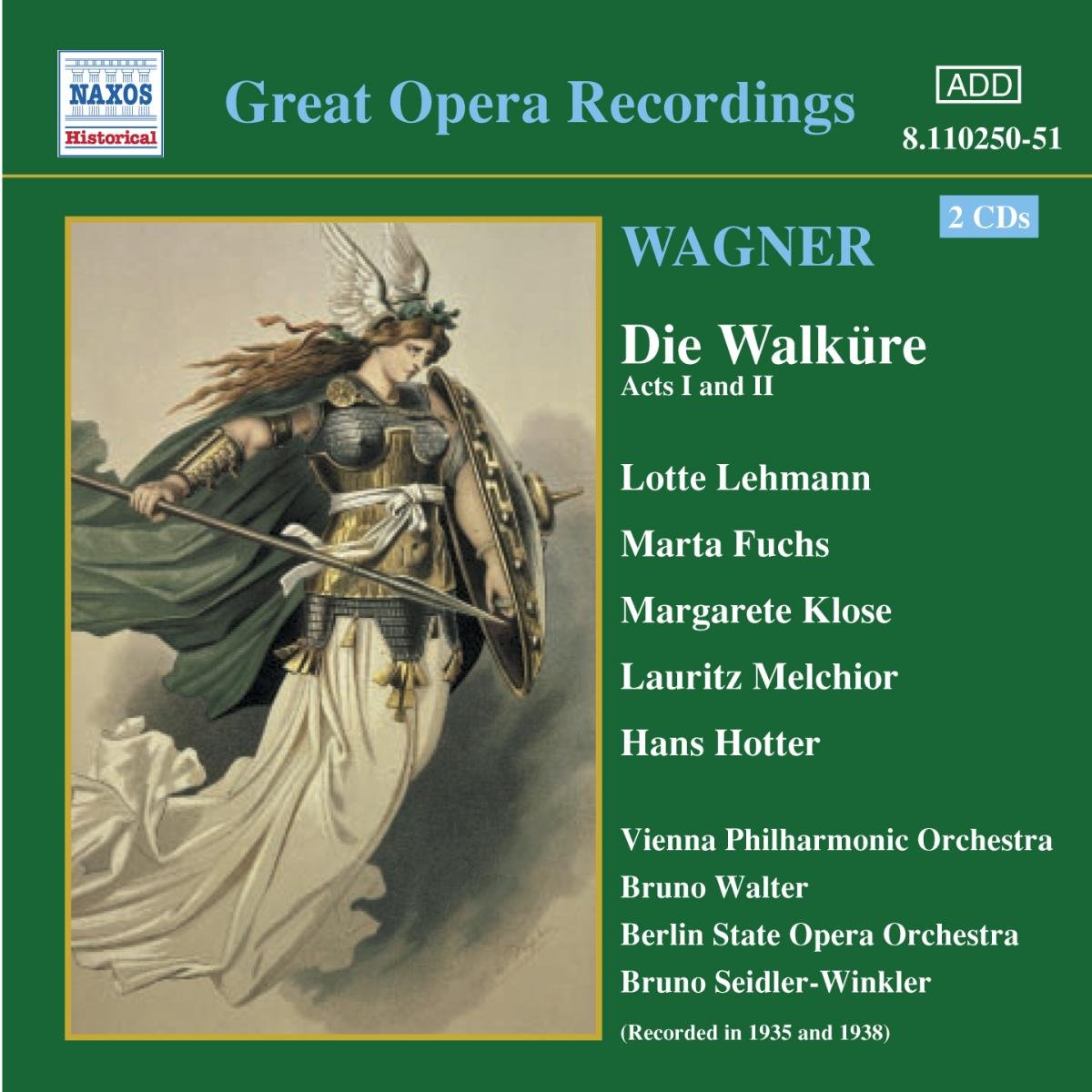 WAGNER, R.: Die Walküre, Acts I and II
