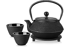 Velaze Cast Iron Teapot Set - Your Tea-Time Getaway