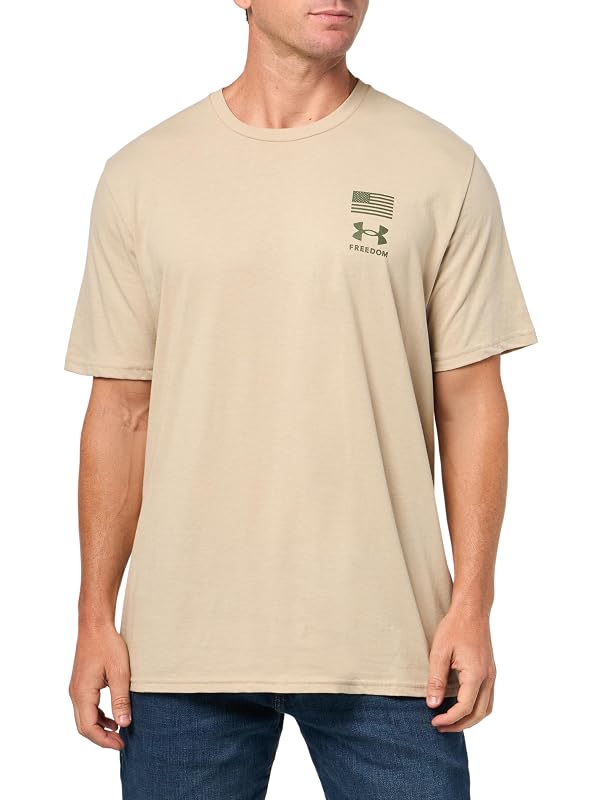 Under Armour Men's Freedom Flag Variation T Shirt, 290 Brown, LG by Under Armour - Used condition - US$15.53