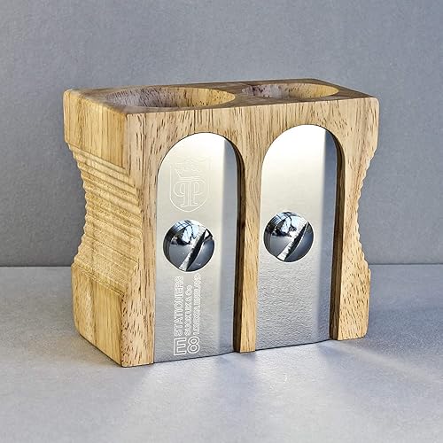 Miniatura 17 de Suck UK Soporte para bolígrafo para escritorio, organizador estacionario, maceta de madera, sacapuntas novedoso, ordenado de escritorio, accesorios