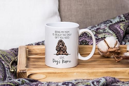 Miniatura 4 de Personalized American Cocker Spaniel Coffee Mug, Custom Dog Name, Customized Gifts For Dog Mom, Mother's Day, Gifts For Dog Lovers, Being My Mom is