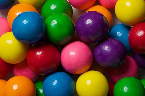 Dubble Bubble - Gumballs de una pulgada de sabores surtidos, bolsa a granel de 4.9 libras