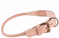 Vista 1 de Alvalley Collar de perro trenzado con hebilla Collar de entrenamiento para perros fuerte y elegante Viene con seis hebras de cuero trenzado a