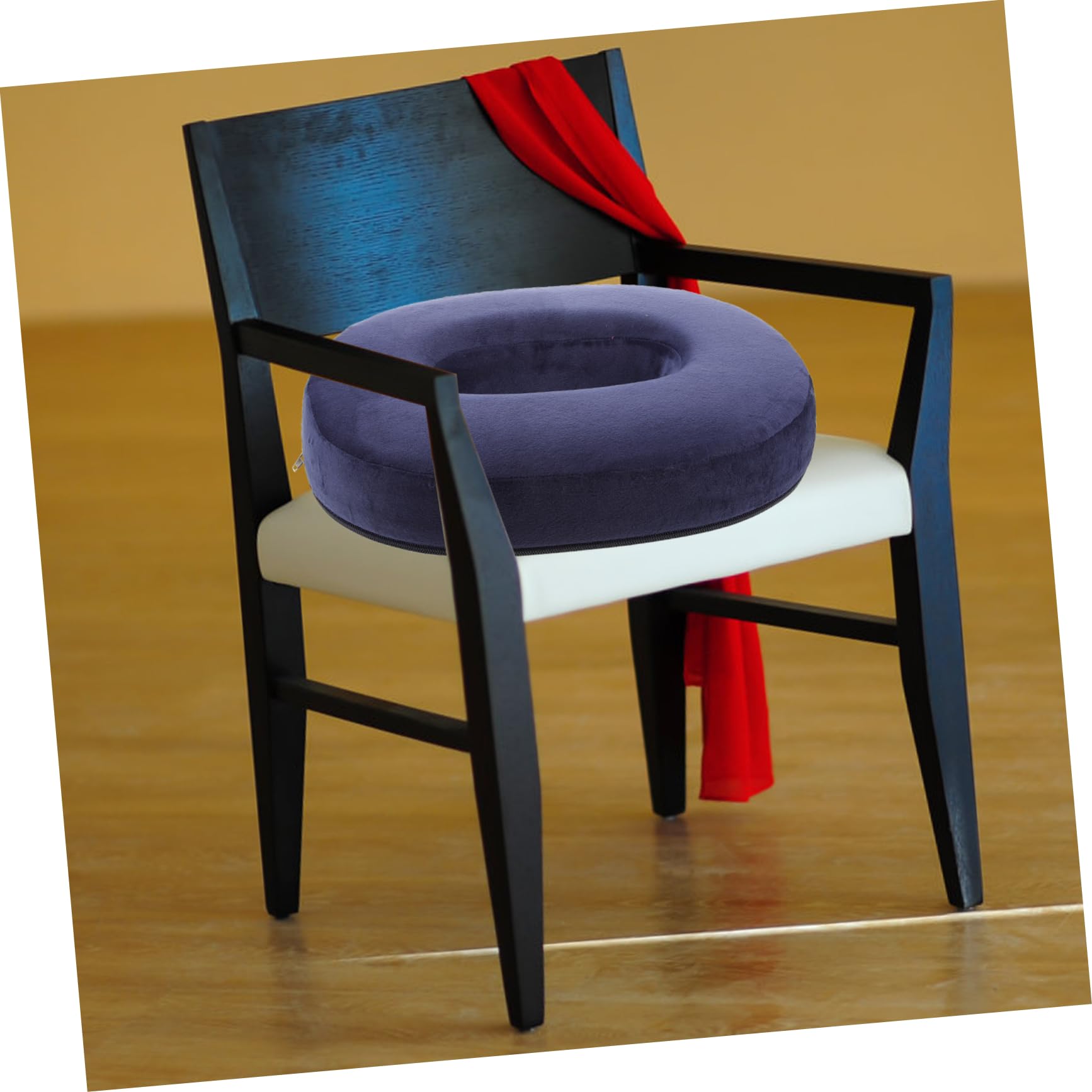 Homoyoyo de Asiento Reduce la Presión Coxis de Felpa Cojín para Oficina Tipo Donut Alta Rebote Cómodo y Coche Durante Viajes y Trabajo