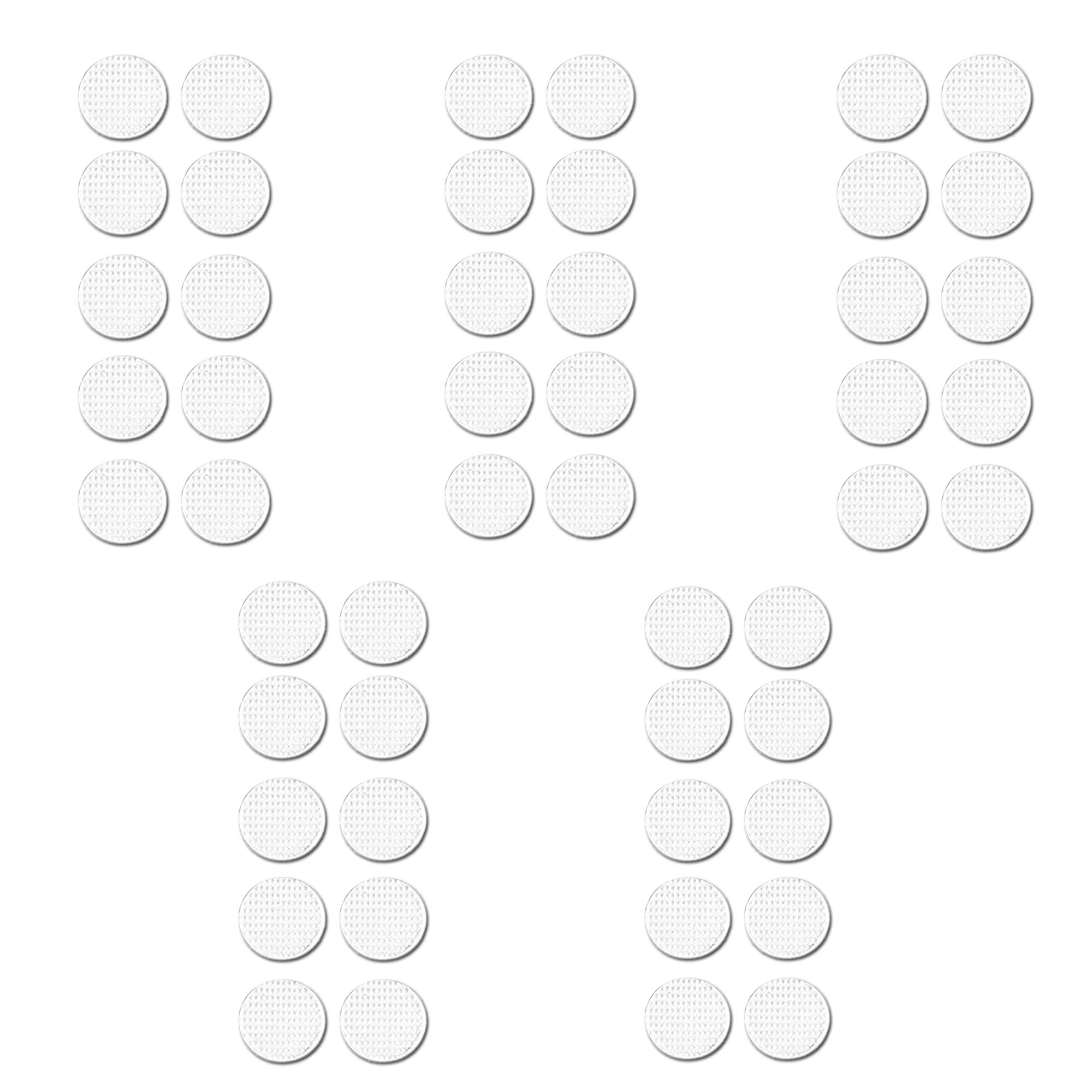 Navani Ear Support Patches, Clear, Transparent Earlobe Tapes, Sticker for Heavy Earrings, Sagging Free Earrings - 50 patches