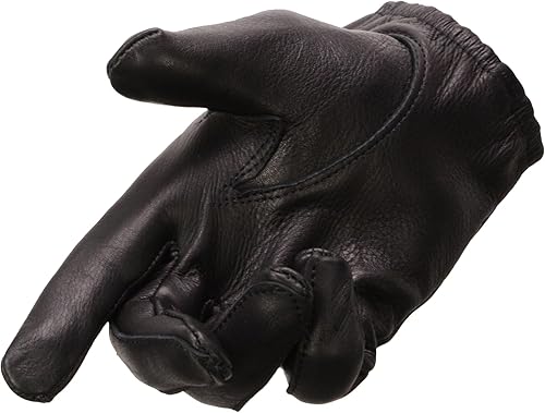 Miniatura 3 de Milwaukee Leather SH887 - Guantes de piel de ciervo para hombre, color negro