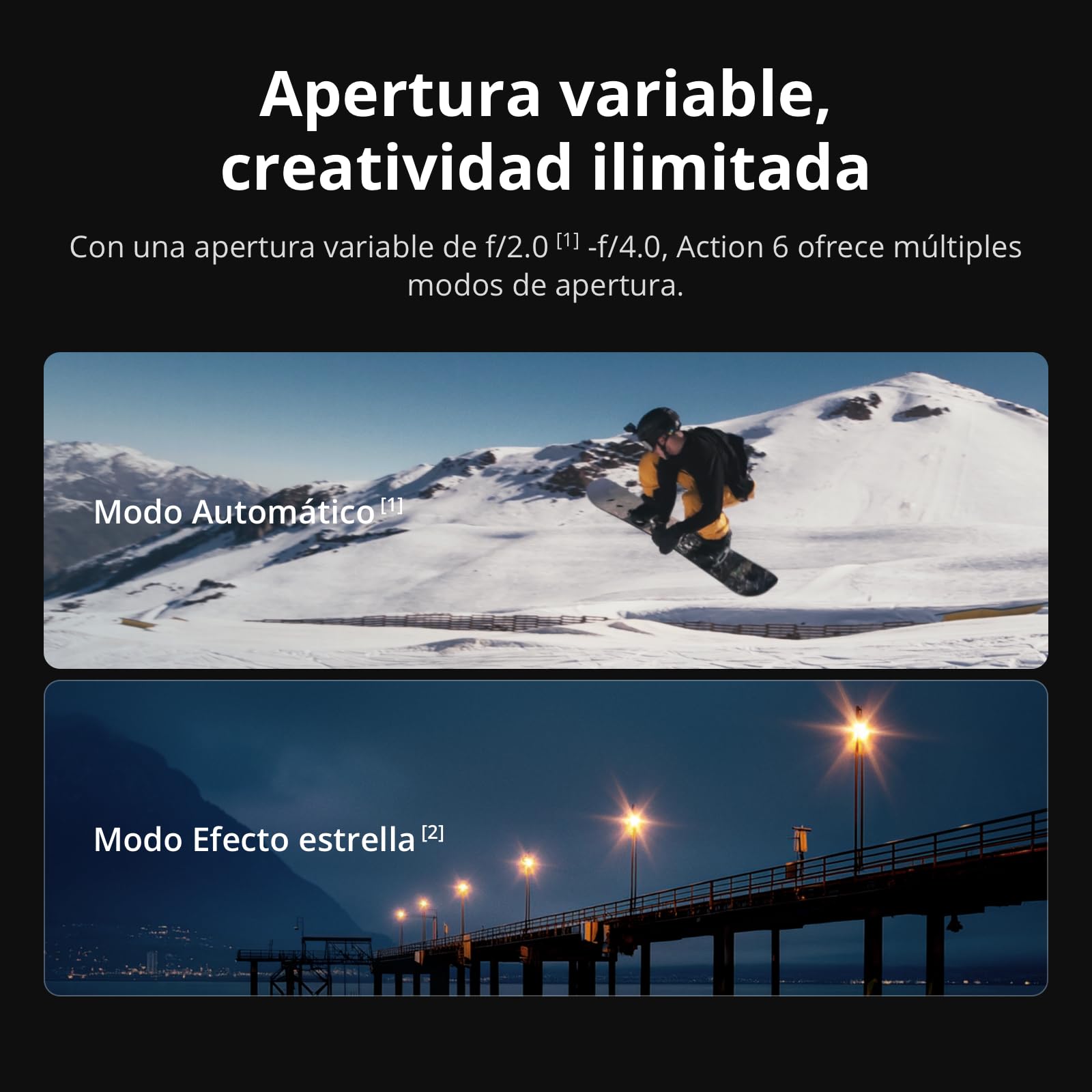 DJI Osmo Action 6 Pack para Buceo Libre/Esnórquel, CAM acción submarina 8K