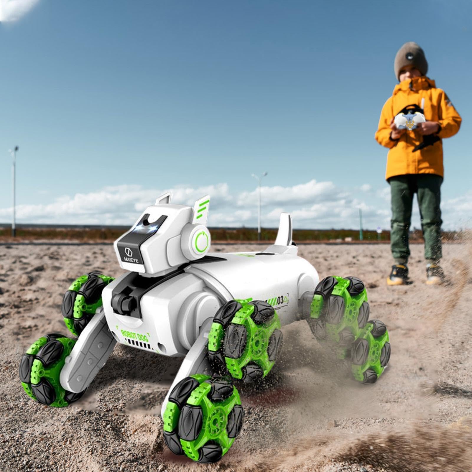 Cane robot, cucciolo di robot Cane robot intelligente 8WD portatile