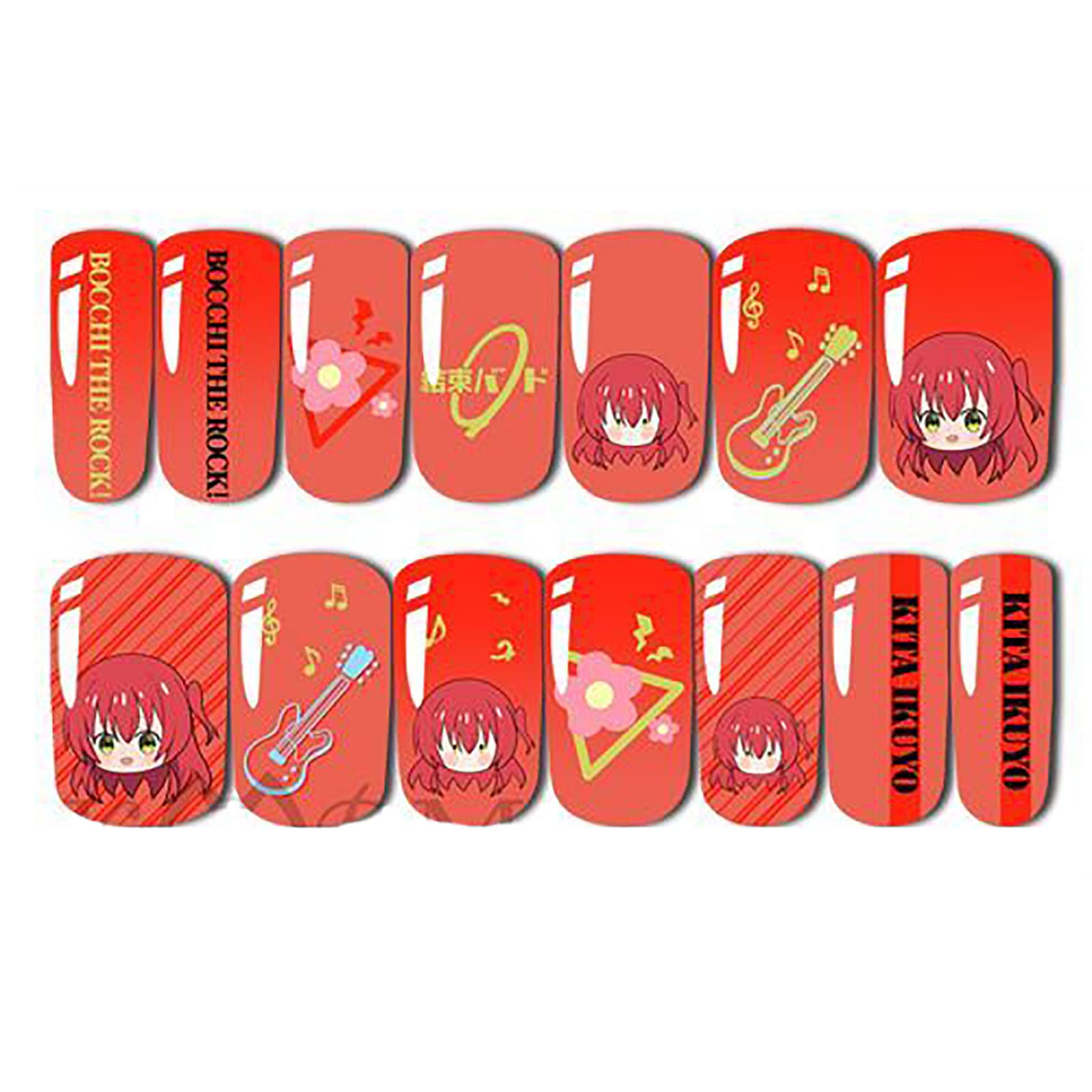 Amazon.co.jp: LOOR ぼっちざろっく ネイルシール ネイルセット 後藤