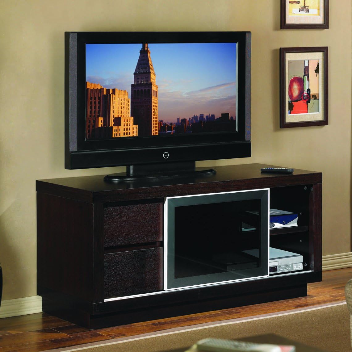 Tresanti Modena Espresso TV Stand Home & Kitchen