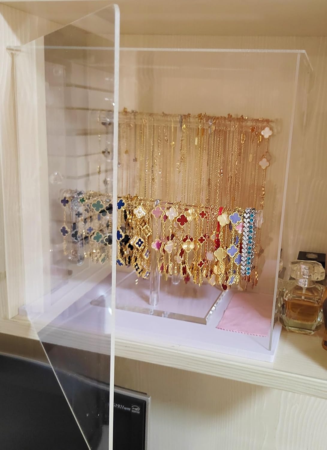 Amazon.com: 180° Openable Jewelry Storage Cube Clear, 30 35 40 45 50 55 ...