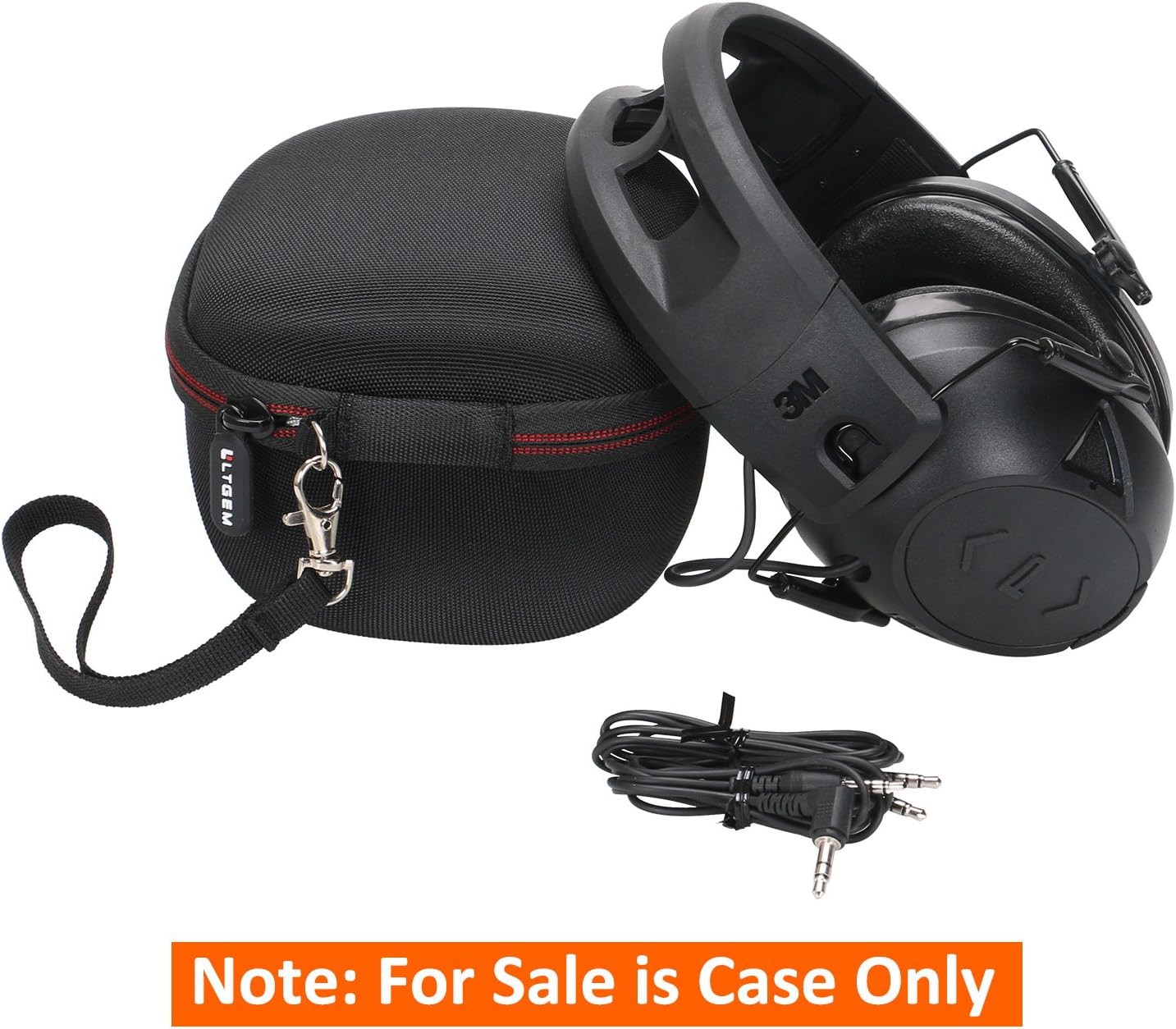 LTGEM Case for Peltor Sport Tactical 100 & 300 & 500 Electronic Hearing Protector - Hard Storage Protective Carrying Bag