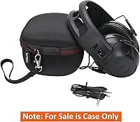 Vista 20 de LTGEM - Funda para Peltor Sport Tactical 100, 300 y 500, protector auditivo electrónico, bolsa de transporte protectora de almacenamiento duro