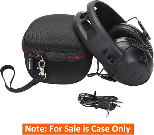 Miniatura 20 de LTGEM - Funda para Peltor Sport Tactical 100, 300 y 500, protector auditivo electrónico, bolsa de transporte protectora de almacenamiento duro