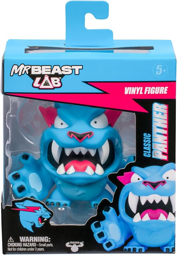 MrBeast Lab Collectible Vinyl Figure, Classic Panther, 3.5-Inch