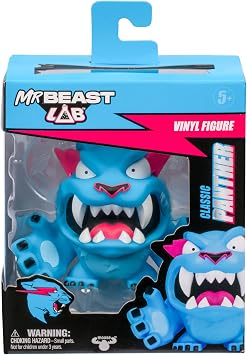 MrBeast Lab Collectible Vinyl Figure, Classic Panther, 3.5-Inch