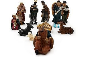 Miniature Christmas Nativity Set 11pcs/Set Christ Birth of Jesus Ornament