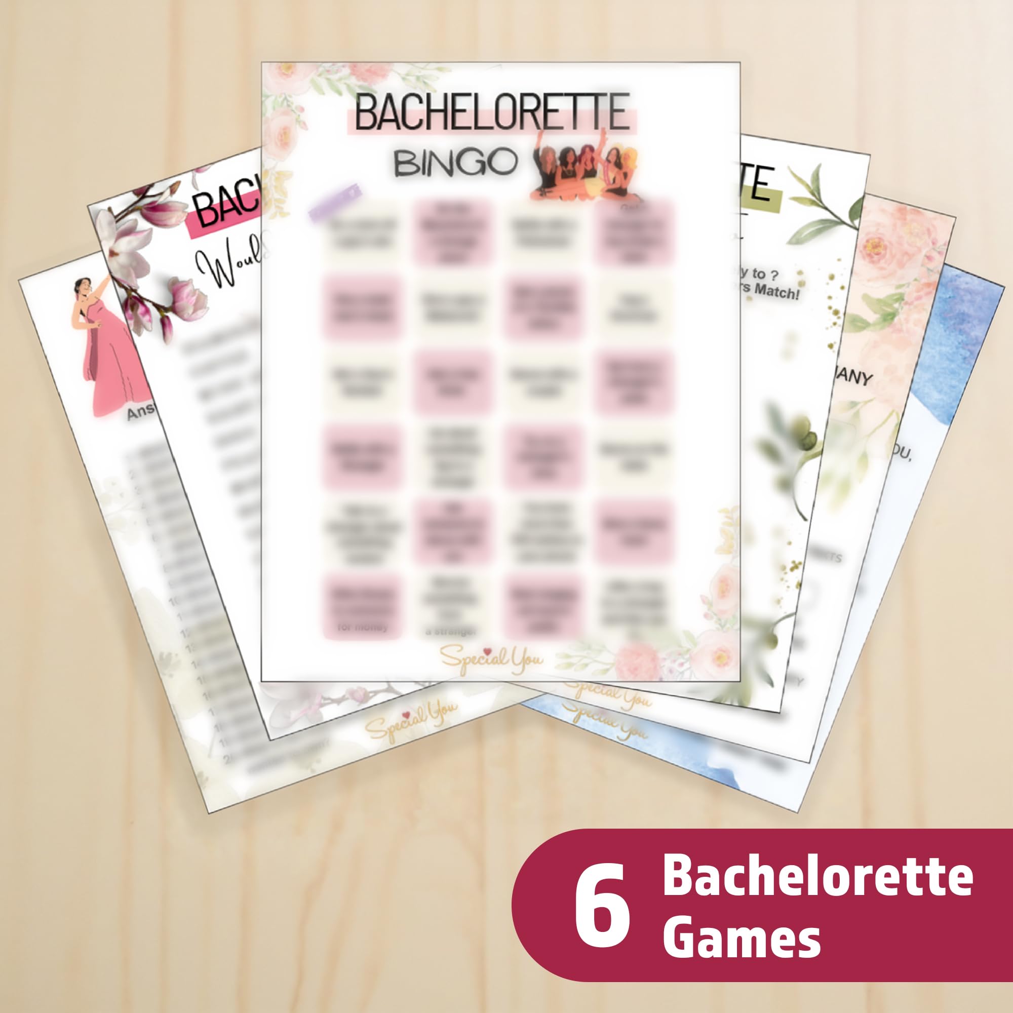 SpecialYou.in Special You Bachelorette Party Game for Brides, Bachelorette Games, Bride to Be Games for Bachelorette Party, Game for Bridal Shower, Bachelorette Card, Bride to be Props 4