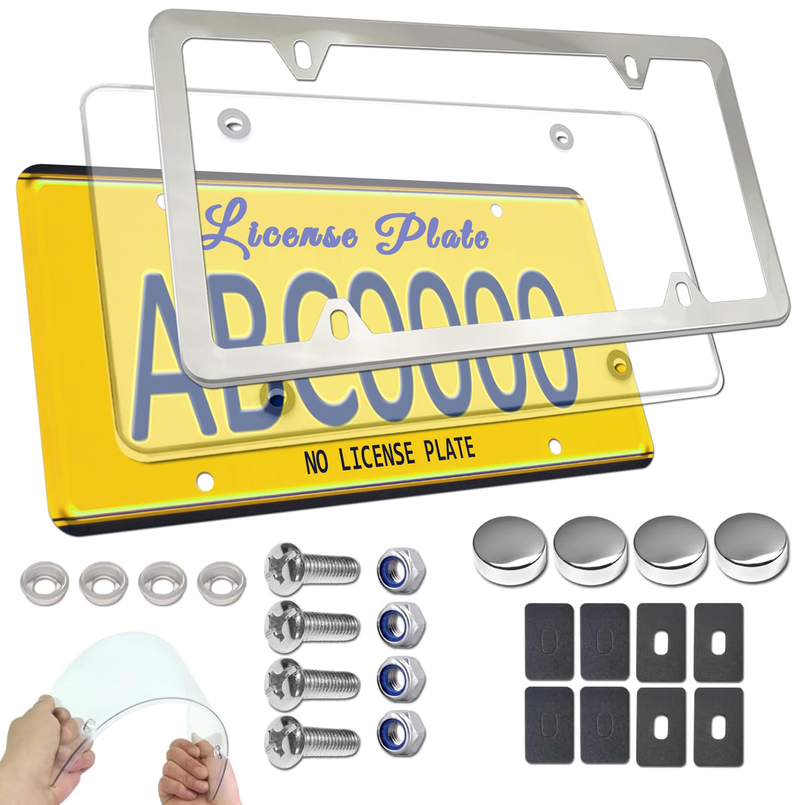 Find Mitsubishi Logo Snap Caps License Plate Screw Cap Covers In York - Foto 4