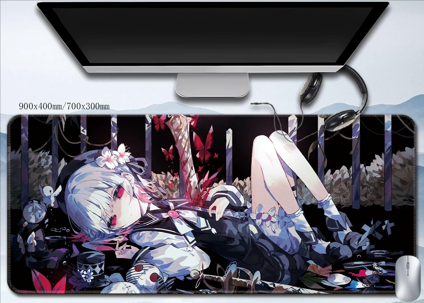 Amazon.co.jp: 魔法少女ノ魔女裁判 マウスパッド 橘シェリー 桜羽エマ
