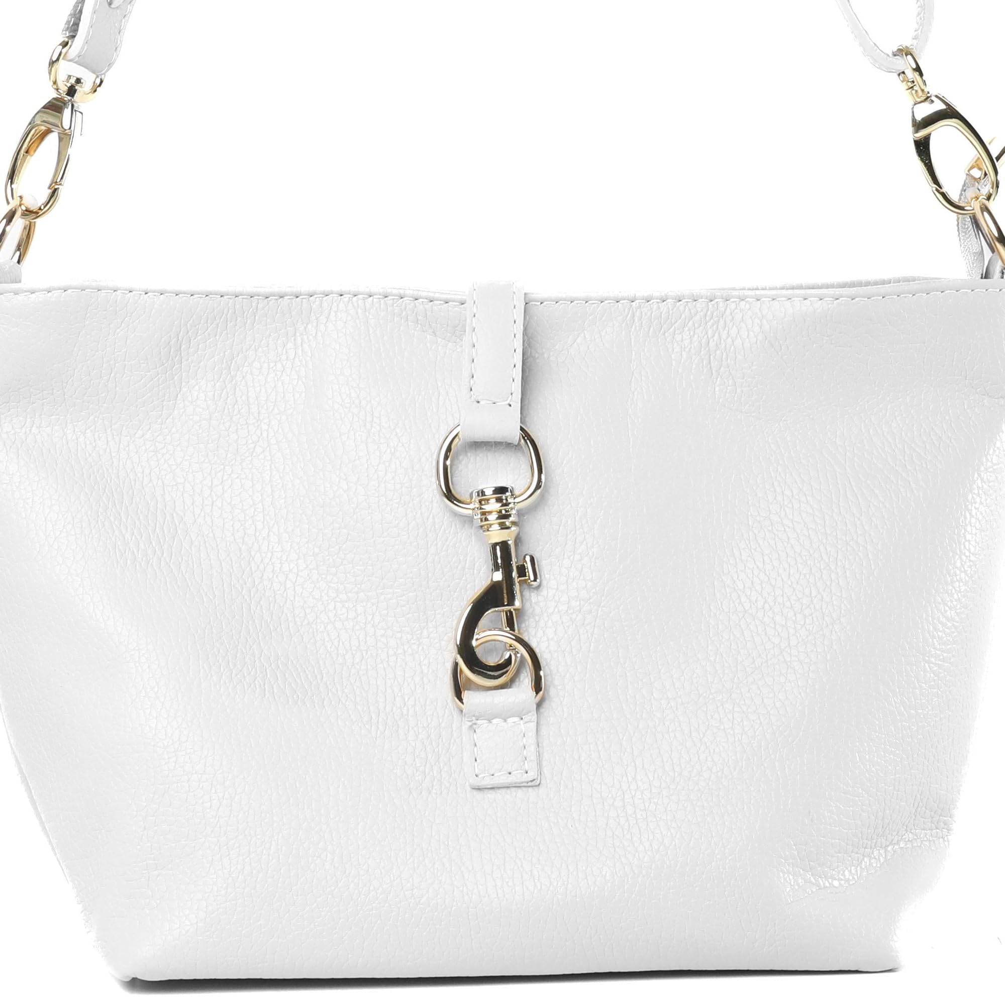 Cartera Pack 1, Cartera de Mujer, Piel Sintética, Diseño Elegante y Funcional, Ideal para el Día a Día, Amplio Espacio con Correa Corta y Larga, Cremallera, 550g, 34x24x4 cm