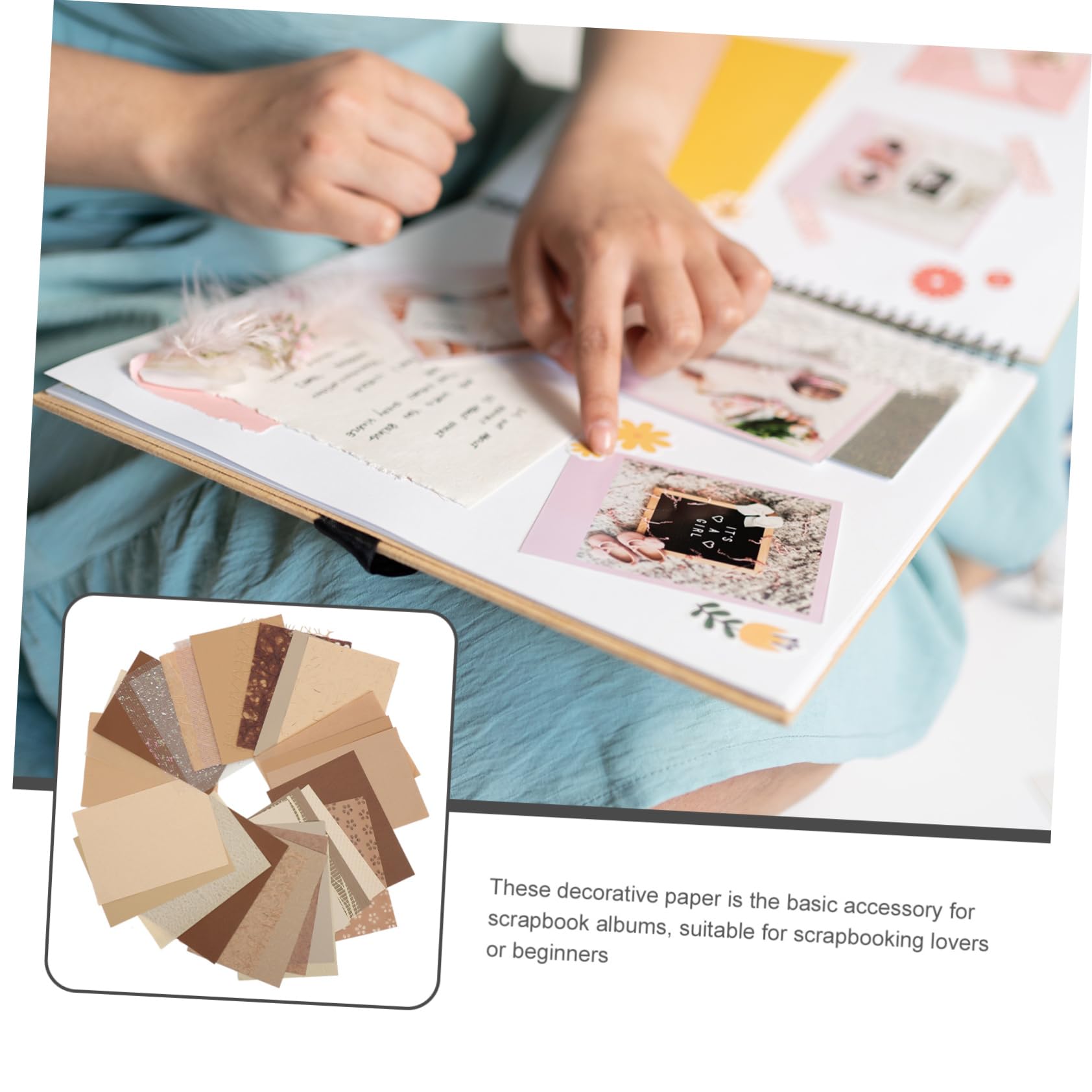 Hohopeti 30fogli Carta Da Giornale Carta Per Scrapbooking Per Sfondo Per Biglietti d Auguri Fatti Mano Decorazioni Confezioni Regalo