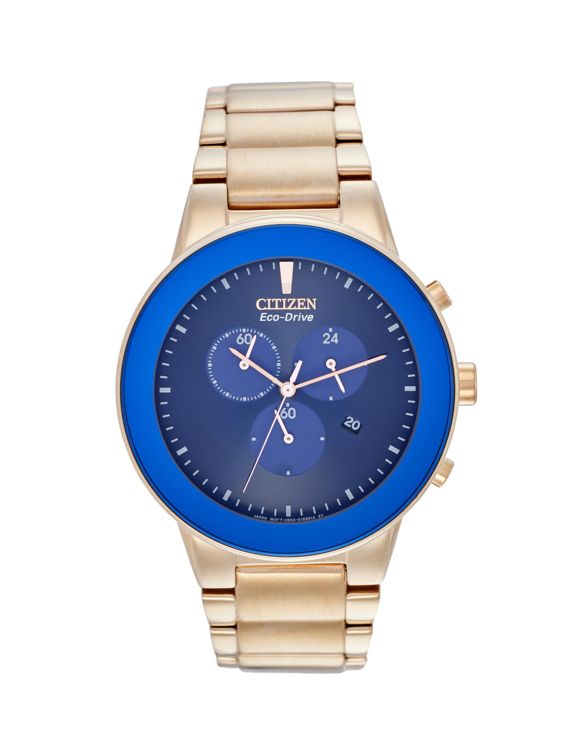 Citizen Eco-Drive Chronograph Men's Watch - AT2243-87L : Amazon.in