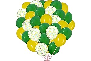 Green and Yellow Graduation Balloons 2023 Party Decorations
