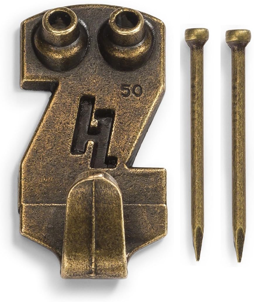 HANGZ Gallery 50lb. Picture Hooks 50LB (50Pack), Picture Hangers