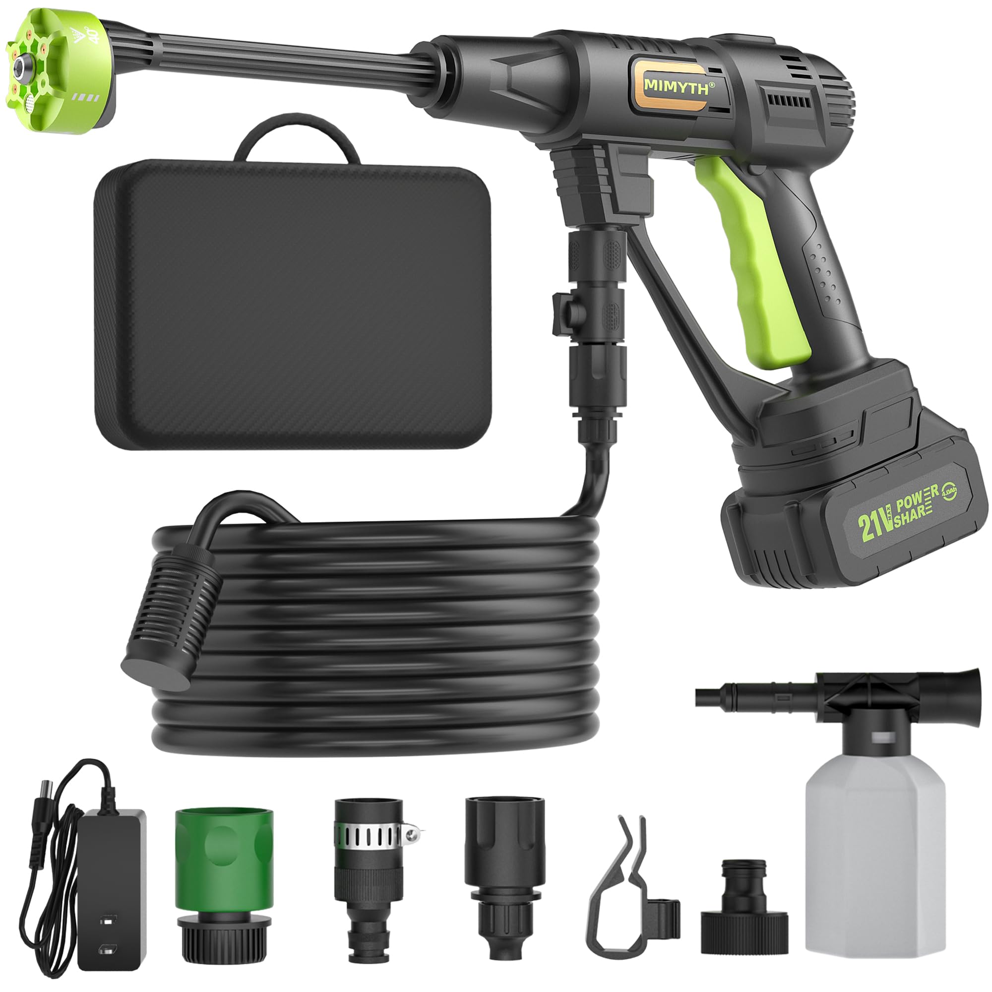 Cordless Pressure Washer, Handheld Portable Battery Cordless Power Washer