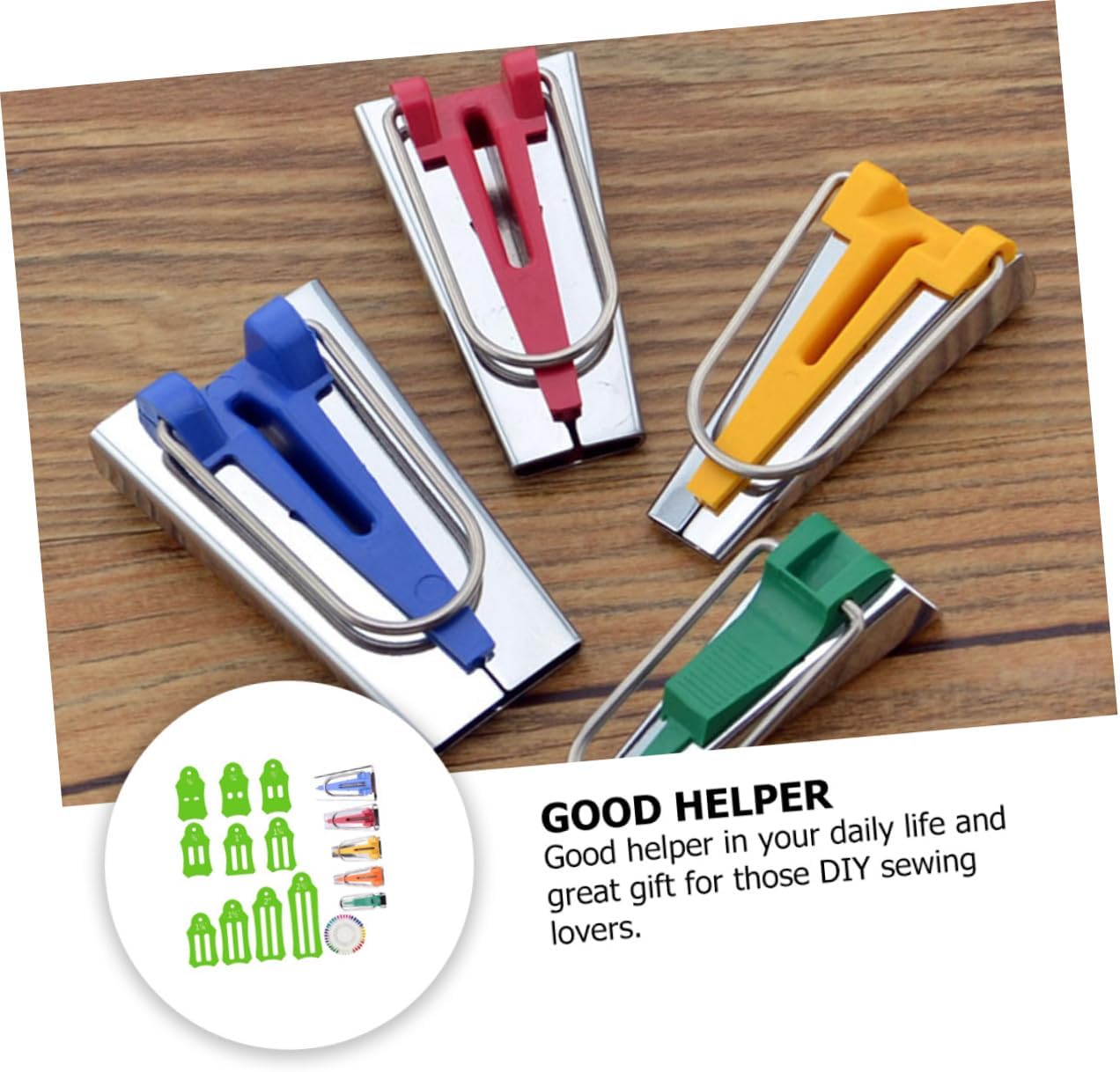 STOBOK Quilting Supplies Bias Tape Maker Tool Kit 16pcs Quilting Tool Kit Bias Tape Makers for Fabric Hemming