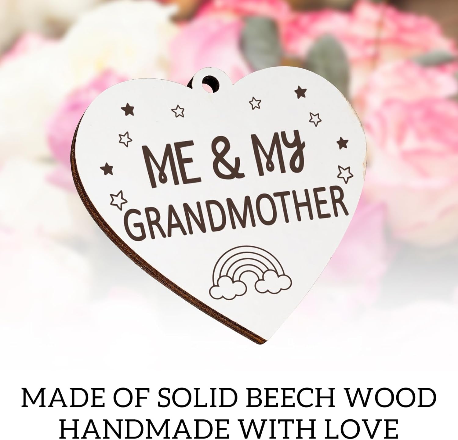 Nuowagify Me and My Grandmother Picture Frame, Grandma Gifts, New Grandma Gifts, Grandmother Birthday Gift from Granddaughter Grandchildren Grandkids, Mothers Days gift for Grandma