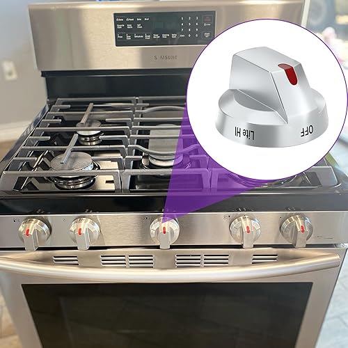 Miniatura 7 de Upgrade DG94-03500U DG94-03500A/Z - Pomo Samsung para pomos de estufa de gas Samsung, modelos de repuesto para pomos de horno NX60T8111SS