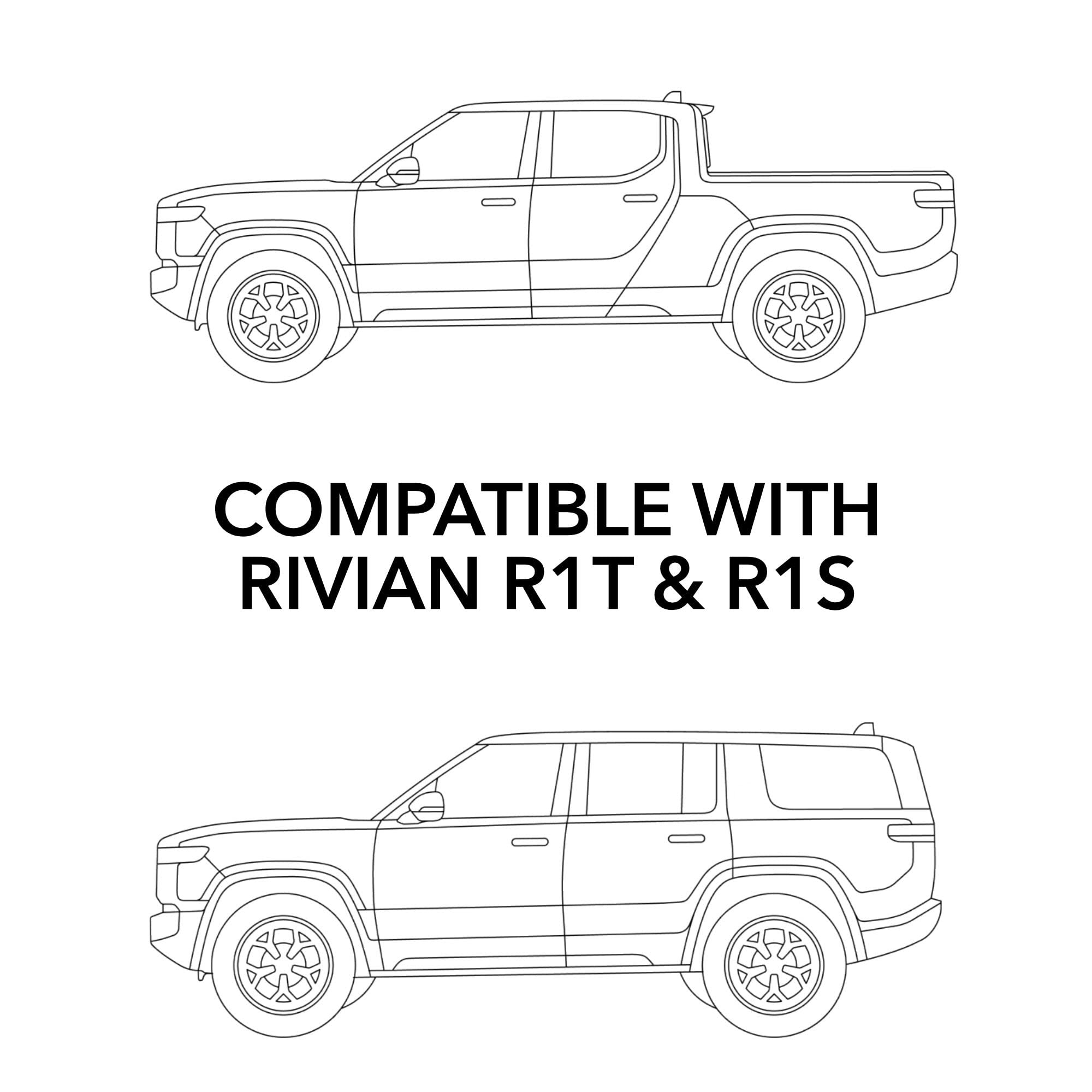 Snapklik.com : TWRAPS Blackout Wrap For Rivian R1S 2022-2024 Gen1 Gloss ...