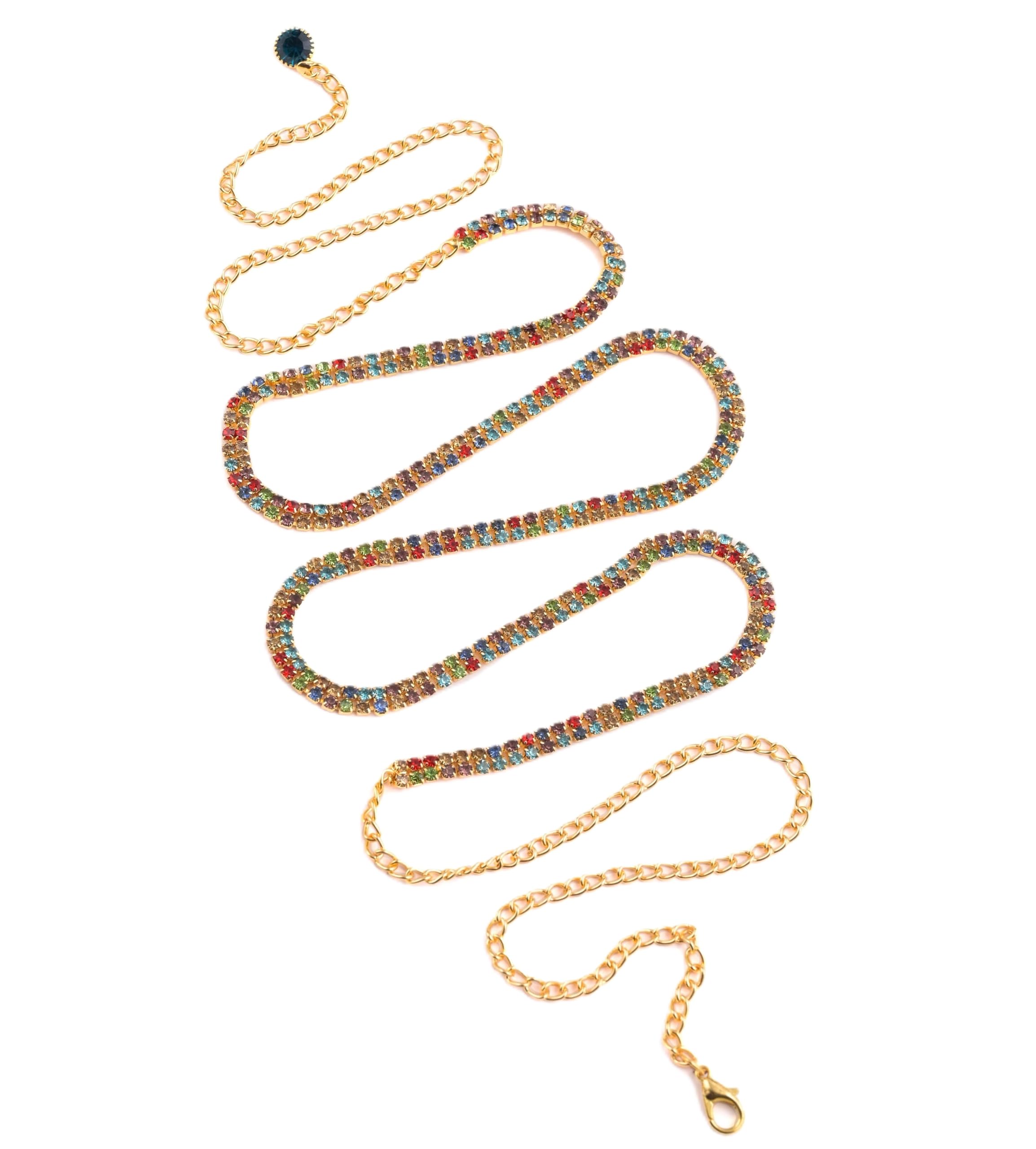 See full amazon price history chart for VAMA FASHIONS Multicolor Stone Sexy Beach Body Waist Hip Belly Chain College Dress Gown Jeans Bikni Kamarbandh Kamarchain Kamarband for Girls (Multi color Gold Waist Chain) VAMA FASHIONS Multicolor Stone Sexy Beach Body Waist Hip Belly Chain College Dress Gown Jeans Bikni Kamarbandh Kamarchain Kamarband for Girls (Multi color Gold Waist Chain) (B0DG56PS2N) Amazon Price History, Amazon Price Tracker