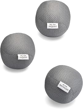 Full Circle Loads of Fun Anti-Static Dryer Balls - Reusable Alternative to Fabric Softener and Laundry Dryer Sheets, Removes Static, Quiter & Lasts Longer Than Wool Vegan, Made from Recycled Plastic