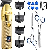 Vista 1 de DSP Recortadora de pelo para hombres con pantalla LED recargable para cortar el cabello (dorado)