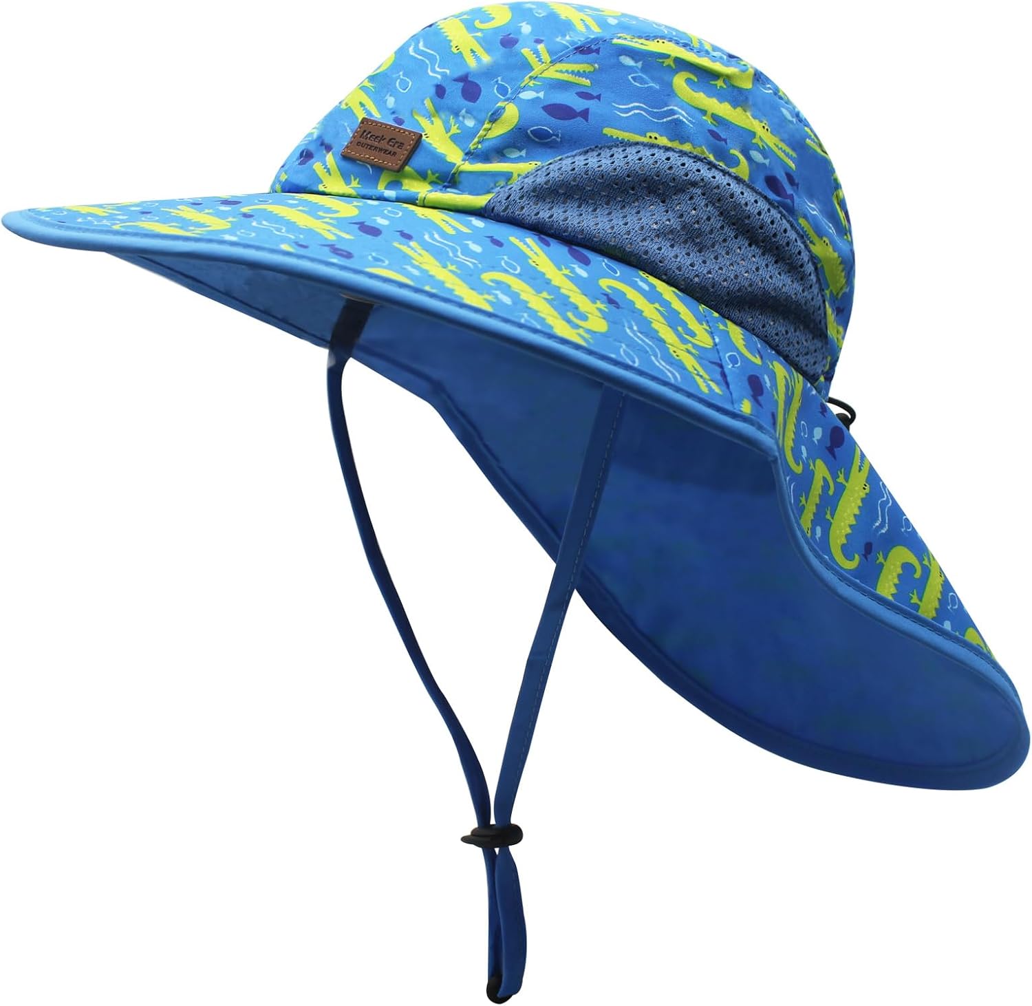 Boys Sun Hat Wide Brim Girls Sun Protection Cap Kids Beach Hats Toddler Summer Hat with Neck Flap UPF 50+