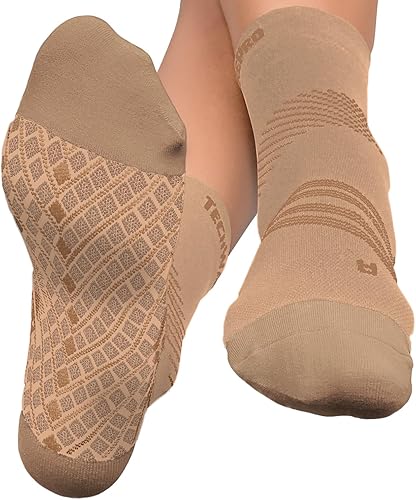 Miniatura 5 de TechWare Pro - Calcetines para fascitis plantar, calcetines de compresión de tobillo de grado terapéutico, para mujeres y hombres Nano calcetines