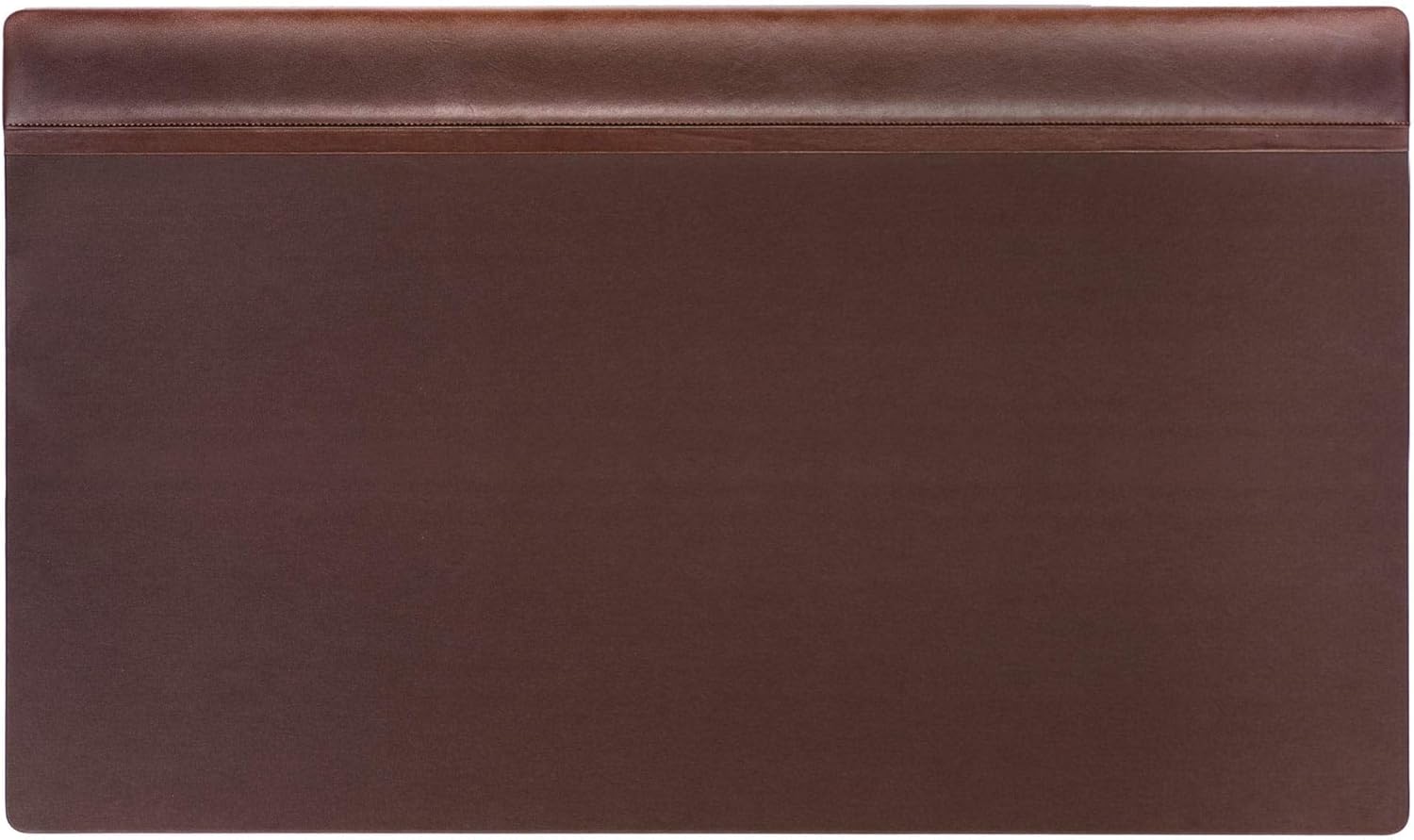 Dacasso Pad with Top Rail Luxury Leather Blotter for Writing-Executive Desk Surface Protector, 34 x 20, Chocolate Brown : Office Products