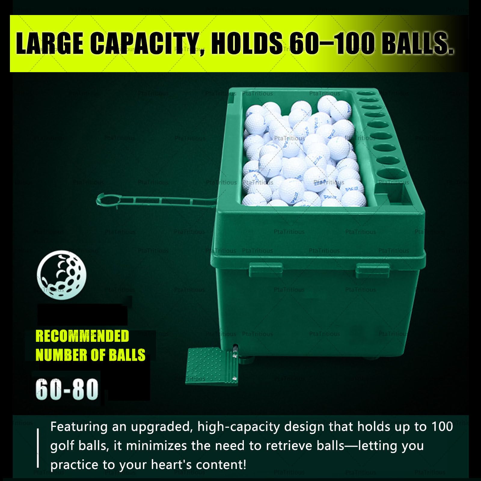 Golfball Spender für Golfschläger,Golf Ball Dispenser