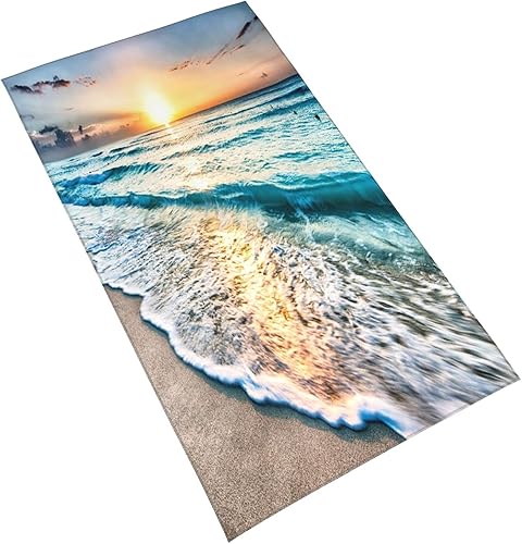 Miniatura 10 de Juego de 2 toallas de mano para baño, elegante mármol sintético de oro rosa y negro con amor, suave y altamente absorbente, toalla de baño pequeña,