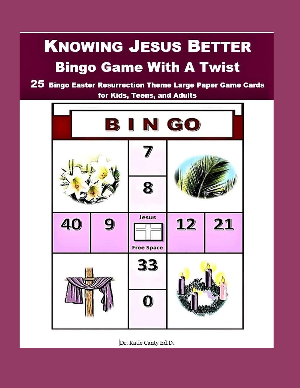 Buy Knowing Jesus Better Bingo Game with a Twist 25 Bingo Easter