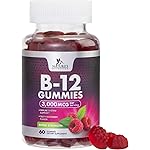 B12 Vitamins Energy Gummies 3000 mcg - Extra Strength B 12 Gummy for Metabolism & Immune System Support - Chewable Dietary B12 Supplements for Adults & Kids Caffeine Free Gummy Vitamin - 60 Gummies