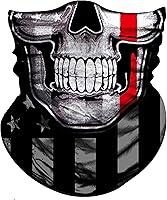 Vista 40 de Obacle Máscara facial de calavera para polvo, viento, protección solar, hombres y mujeres, motociclismo