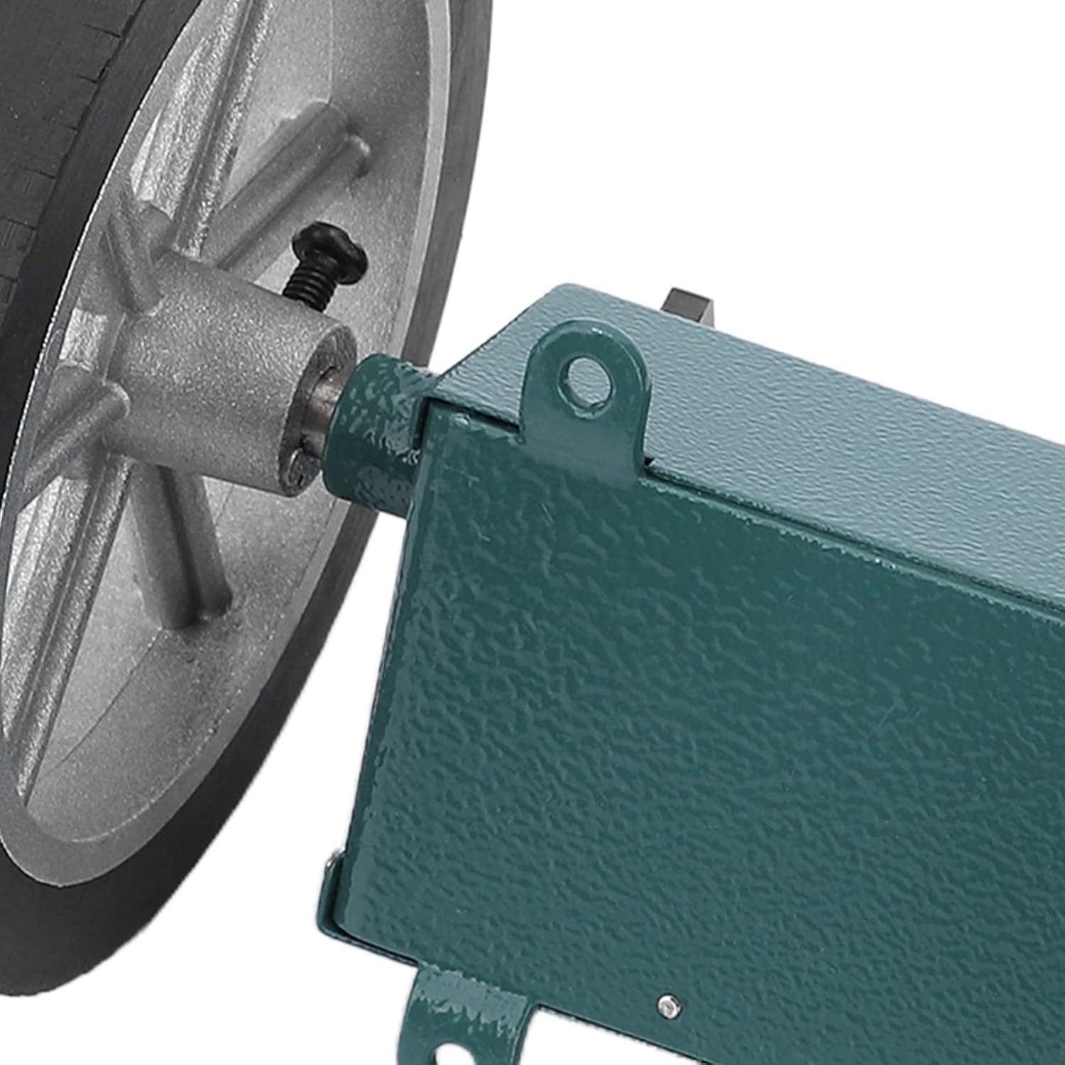 Jeanoko Digital Rolling Meter Counter Clear Display Simple Mechanism for Fabric Manufacture, Stainless Steel Green 1pc, Weaving Supplies